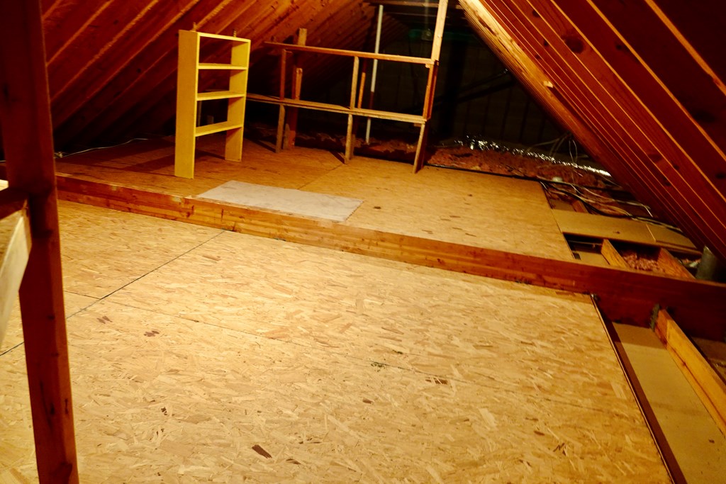 Attic Storage and Shelving