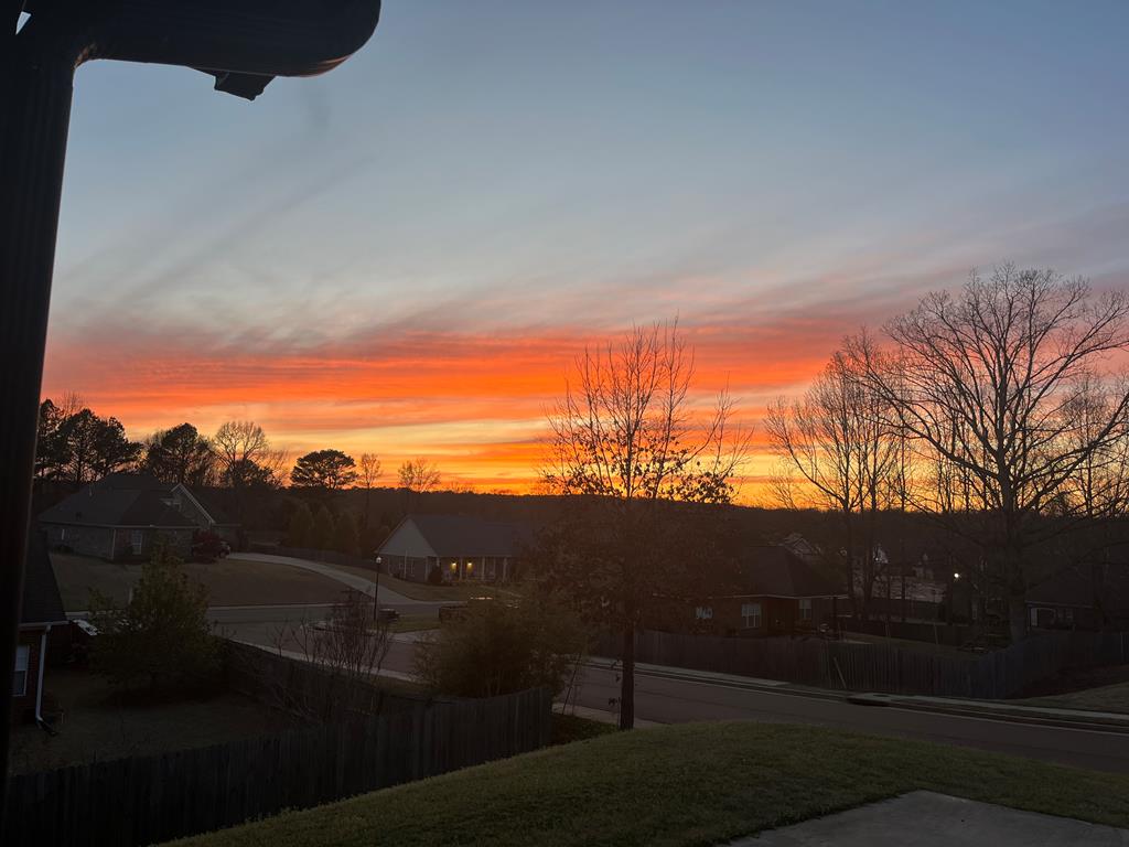 Sunset View from Front Porch
